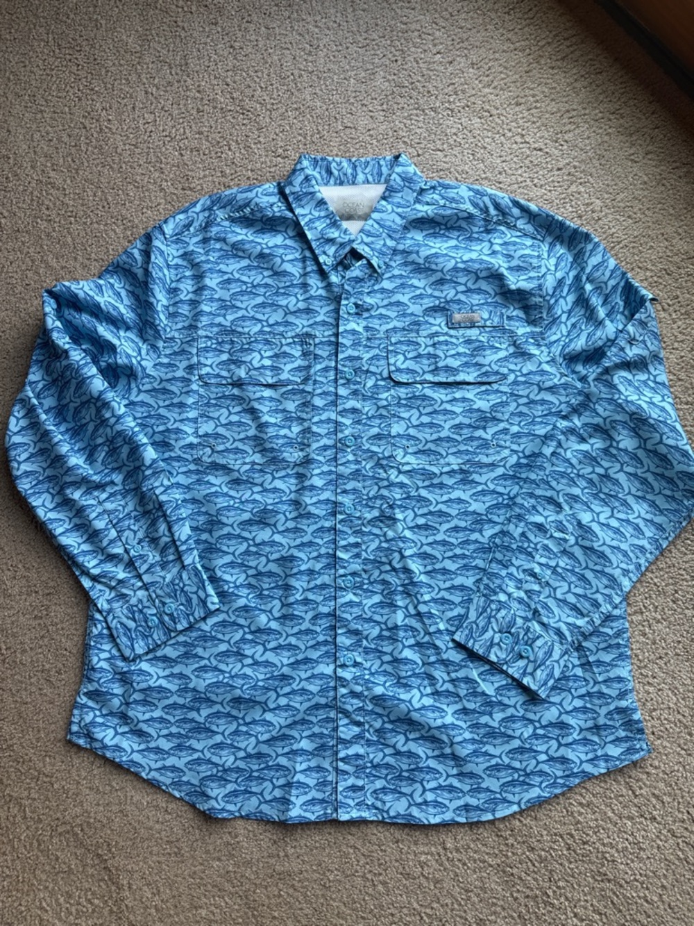 Men’s Ocean & Coast Tuna Shirt. Size XL